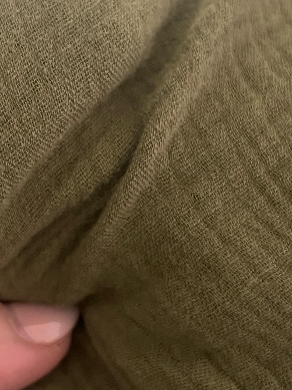 Joe Fresh Set in Olive Green Gauze - Picture 3 of 9